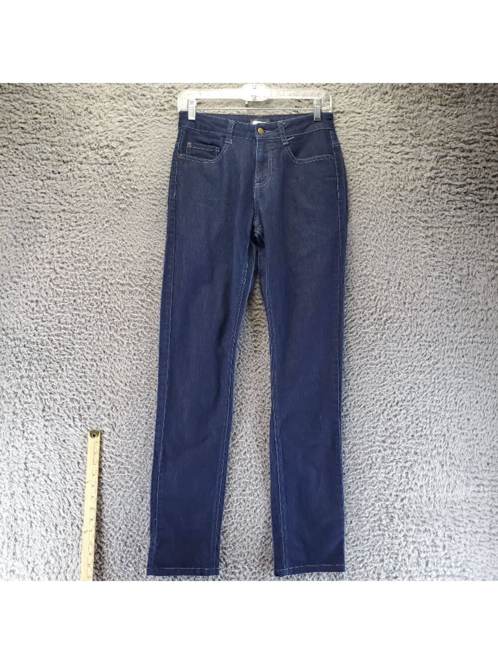 Apparel Collection Jeans Womens 28 Blue Stretch Denim Mid Rise Straight